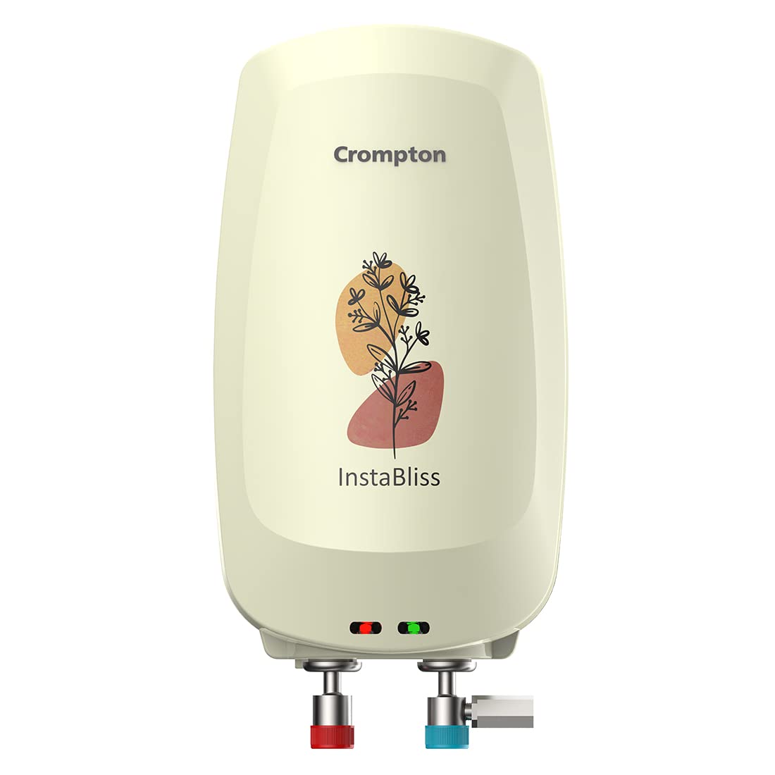 Crompton InstaBliss|3L|3000-Watts Powerful Heating|Electric Instant Water Heater (Geyser) for home|High Grade SS Tank with Advanced 4 Level Safety|Rust-Proof|White|Wall Mounting