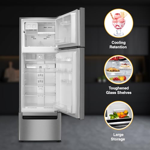 Whirlpool 235 L Frost Free Triple-Door Refrigerator (FP 253D PROTTON ROY RADIANT STEEL(Z) Double Door Refrigerator space, 2024 Model)