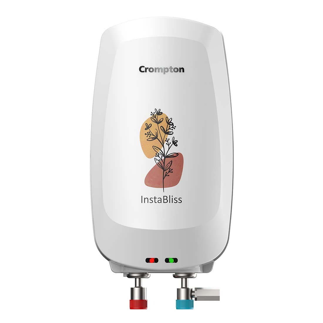 Crompton InstaBliss|3L|3000-Watts Powerful Heating|Electric Instant Water Heater (Geyser) for home|High Grade SS Tank with Advanced 4 Level Safety|Rust-Proof|White|Wall Mounting