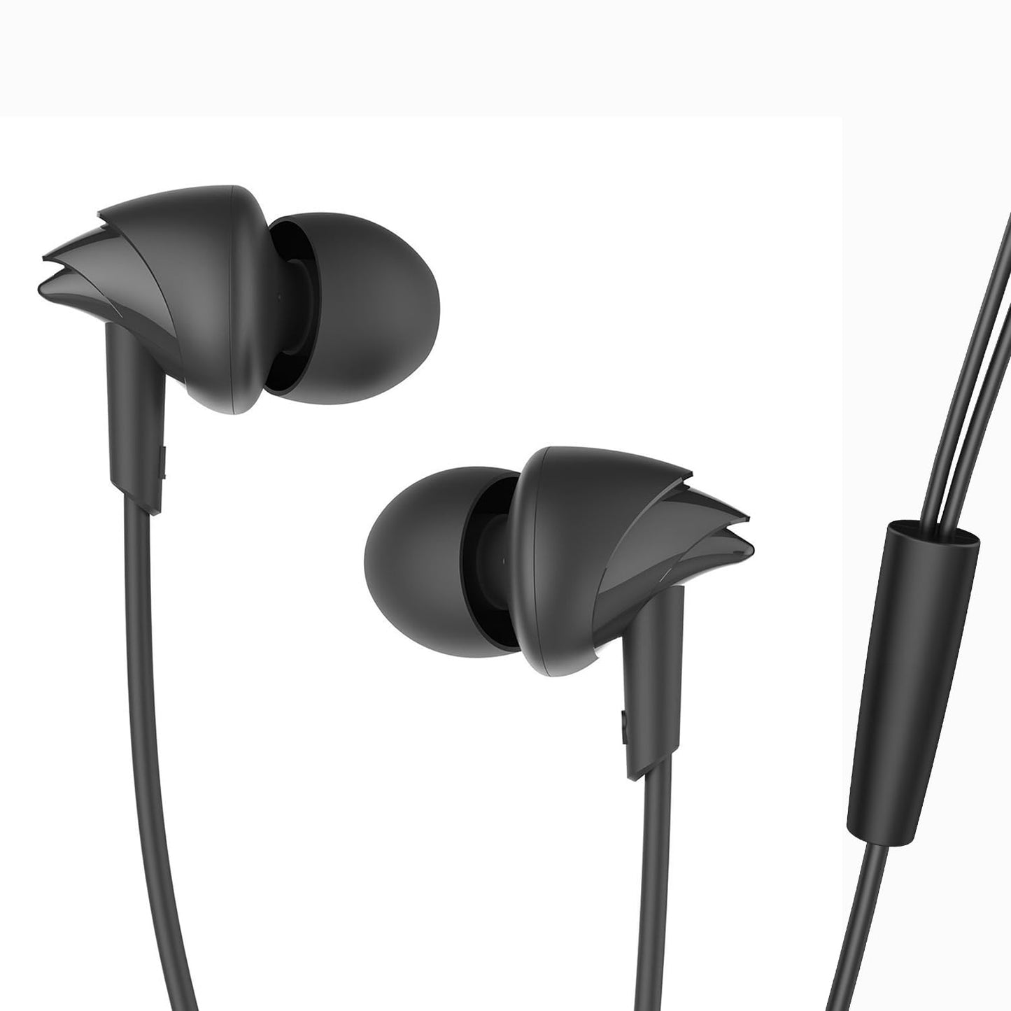 boAt Bassheads 100 in Ear Wired Earphones with Mic(Black)