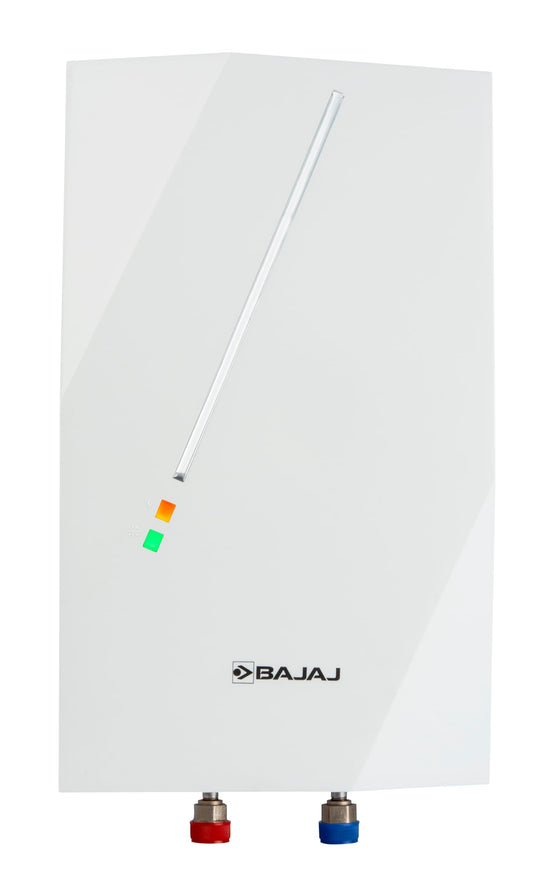 Bajaj Skive 5 Litre Instant Water Heater for home| High Grade SS Tank| Multiple Safety System| Suitable for High Rise| Shock Resistant| Rust Proof Outer| 5-Year* Tank Warranty by Bajaj |White