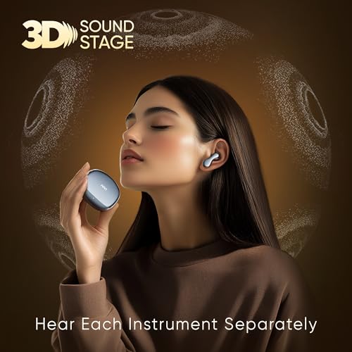 Mivi SuperPods Immersio [Flagship Launch], True Wireless Earbuds, 3D Soundstage, 60H Playtime, AI ENC, BT v5.4 Earbuds