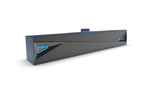 (Refurbished) AmazonBasics X20R 20W Bluetooth Soundbar with 2000mAh Battery | 2X Bass | Up to 9hrs of Playback | Bluetooth 5.3, Aux in, USB, Micro TF Card Connectivity (Blue)