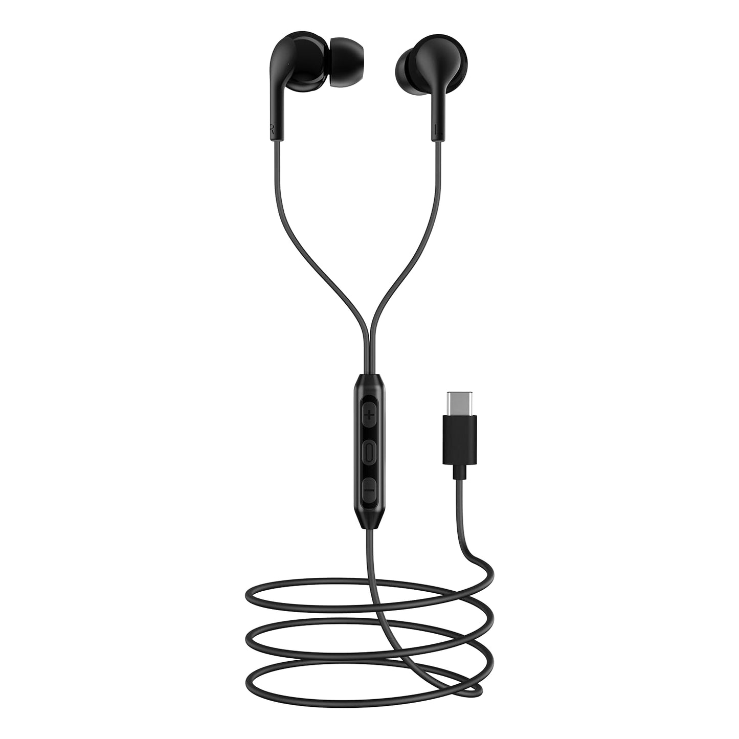 boAt Bassheads 100 in Ear Wired Earphones with Mic(Black)