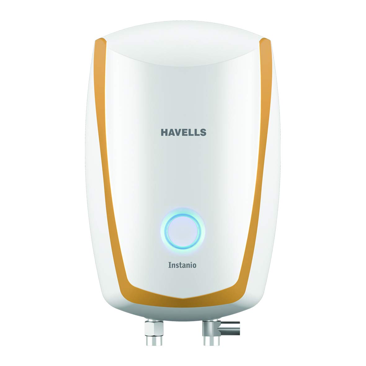 Havells Instanio 3 Litre Instant Water Heater | Color Changing LED Indicator, Rust & Shook Proof | SS Tank, ISI Certified, Warranty: 5 year on Inner Container ; 2 year comprehensive | (White Blue)