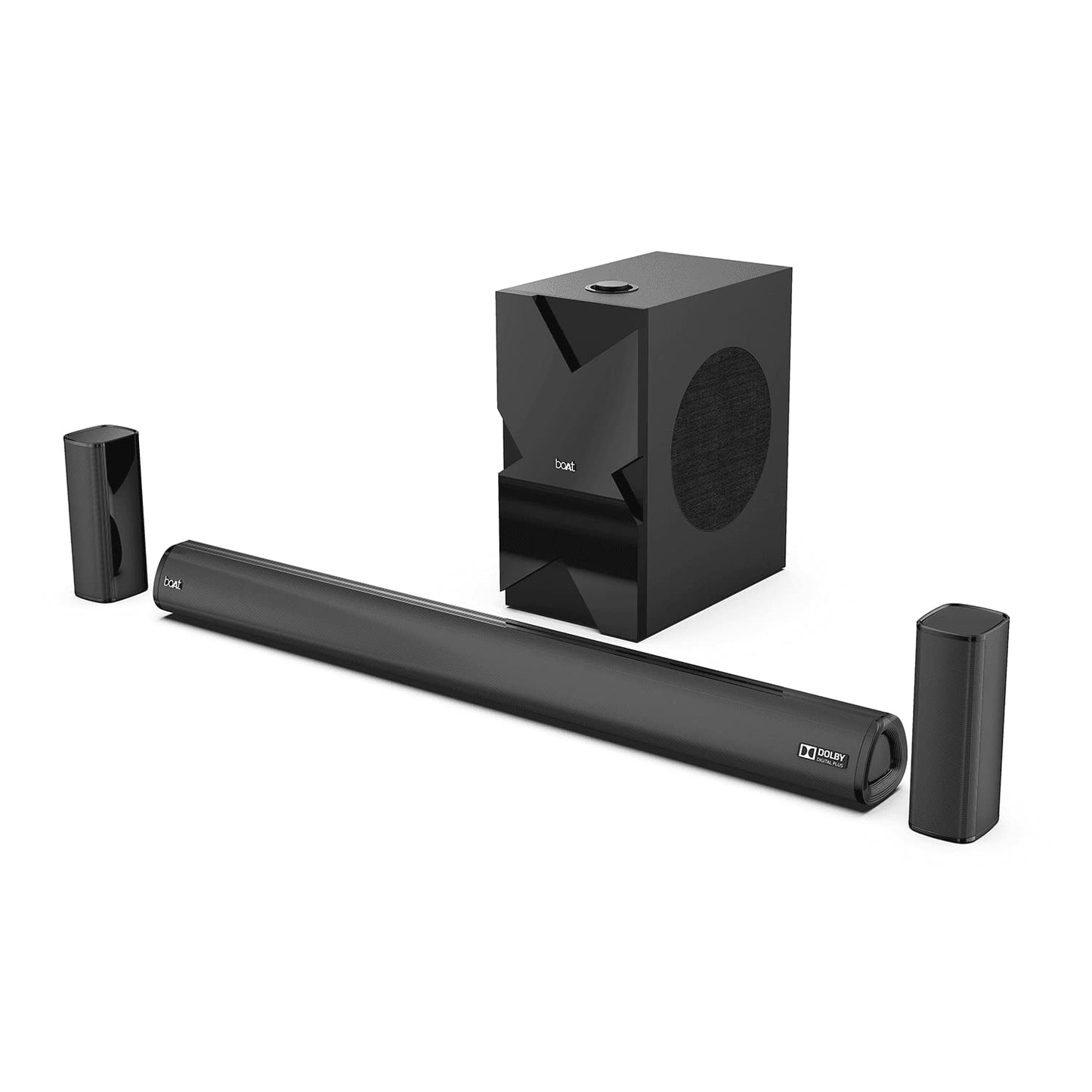 boAt Aavante Bar 610 Bluetooth Soundbar with 25W RMS Signature Sound, 2.0 Channel with Dual Passive Radiators, Upto 6 Hours Playback & Multi Connectivity(Charcoal Black)