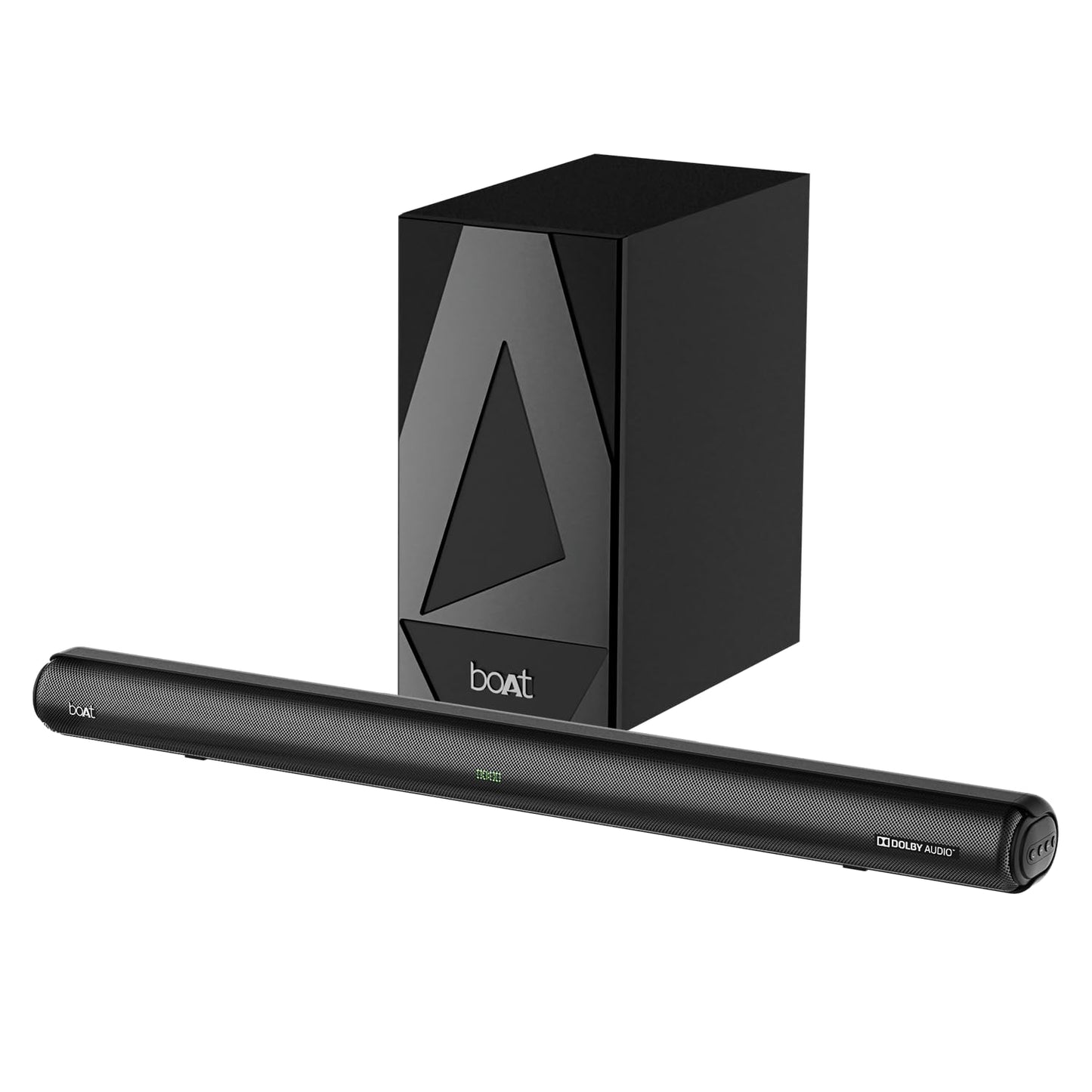 boAt Aavante Bar 610 Bluetooth Soundbar with 25W RMS Signature Sound, 2.0 Channel with Dual Passive Radiators, Upto 6 Hours Playback & Multi Connectivity(Charcoal Black)