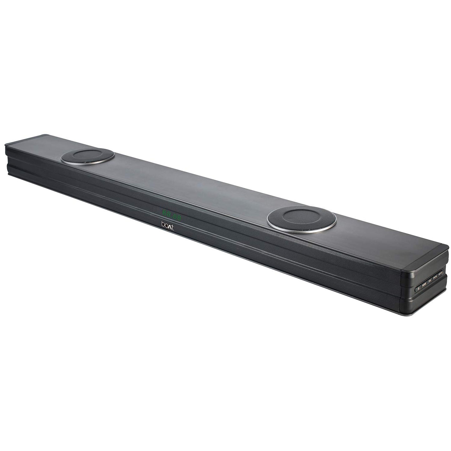 boAt Aavante Bar 610 Bluetooth Soundbar with 25W RMS Signature Sound, 2.0 Channel with Dual Passive Radiators, Upto 6 Hours Playback & Multi Connectivity(Charcoal Black)