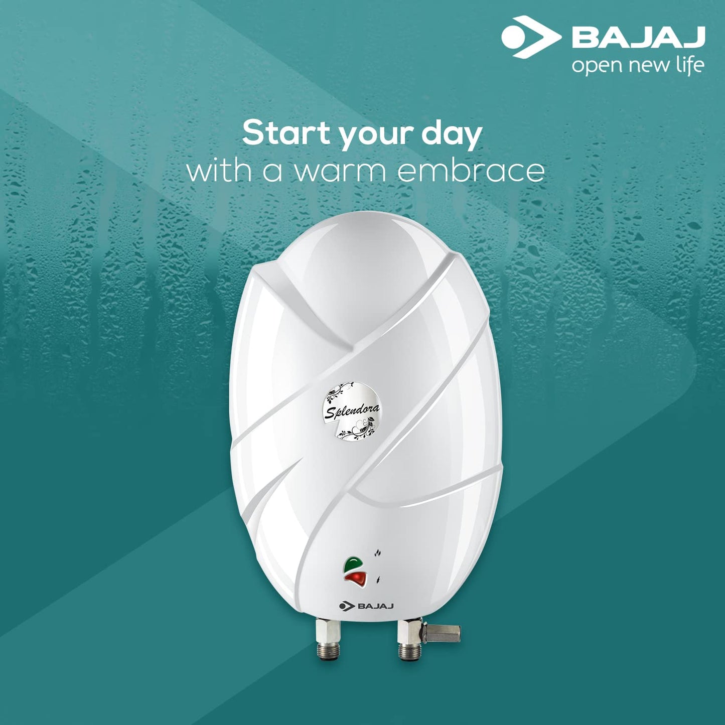 Bajaj Skive 5 Litre Instant Water Heater for home| High Grade SS Tank| Multiple Safety System| Suitable for High Rise| Shock Resistant| Rust Proof Outer| 5-Year* Tank Warranty by Bajaj |White