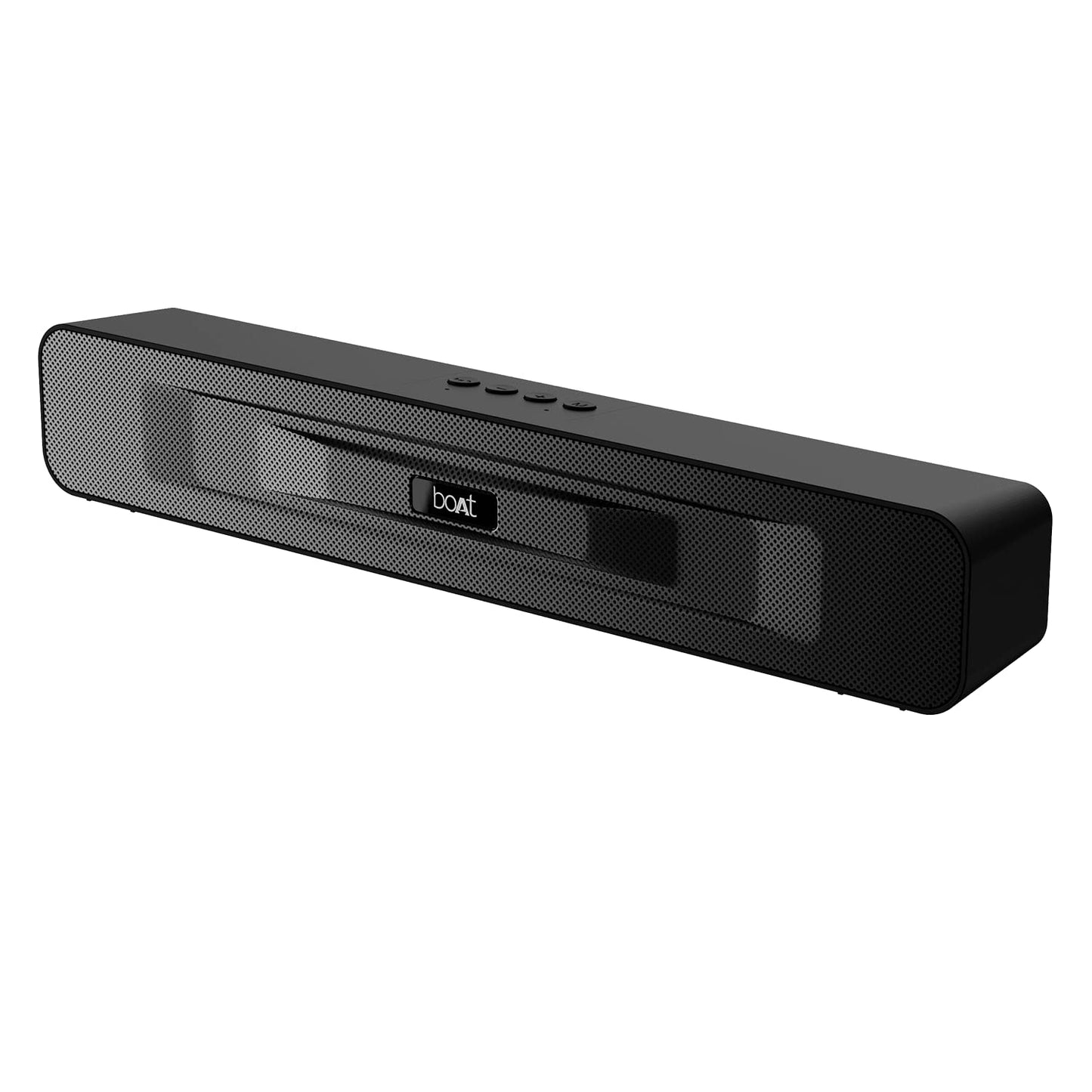 boAt Aavante Bar 610 Bluetooth Soundbar with 25W RMS Signature Sound, 2.0 Channel with Dual Passive Radiators, Upto 6 Hours Playback & Multi Connectivity(Charcoal Black)