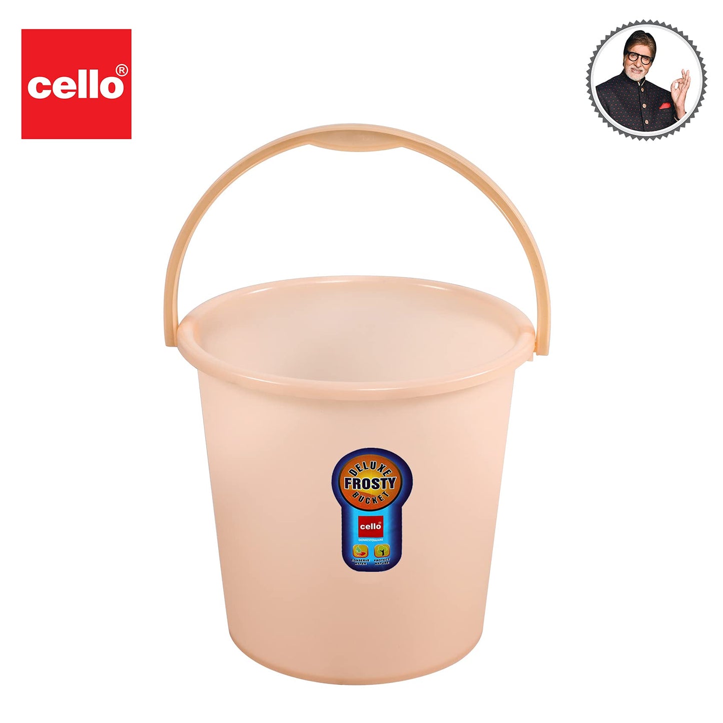 Cello Frosty Bucket DLX, 25 litres, Green (CLO_FRSTY_BCKT_25L_GRN) (Plastic)