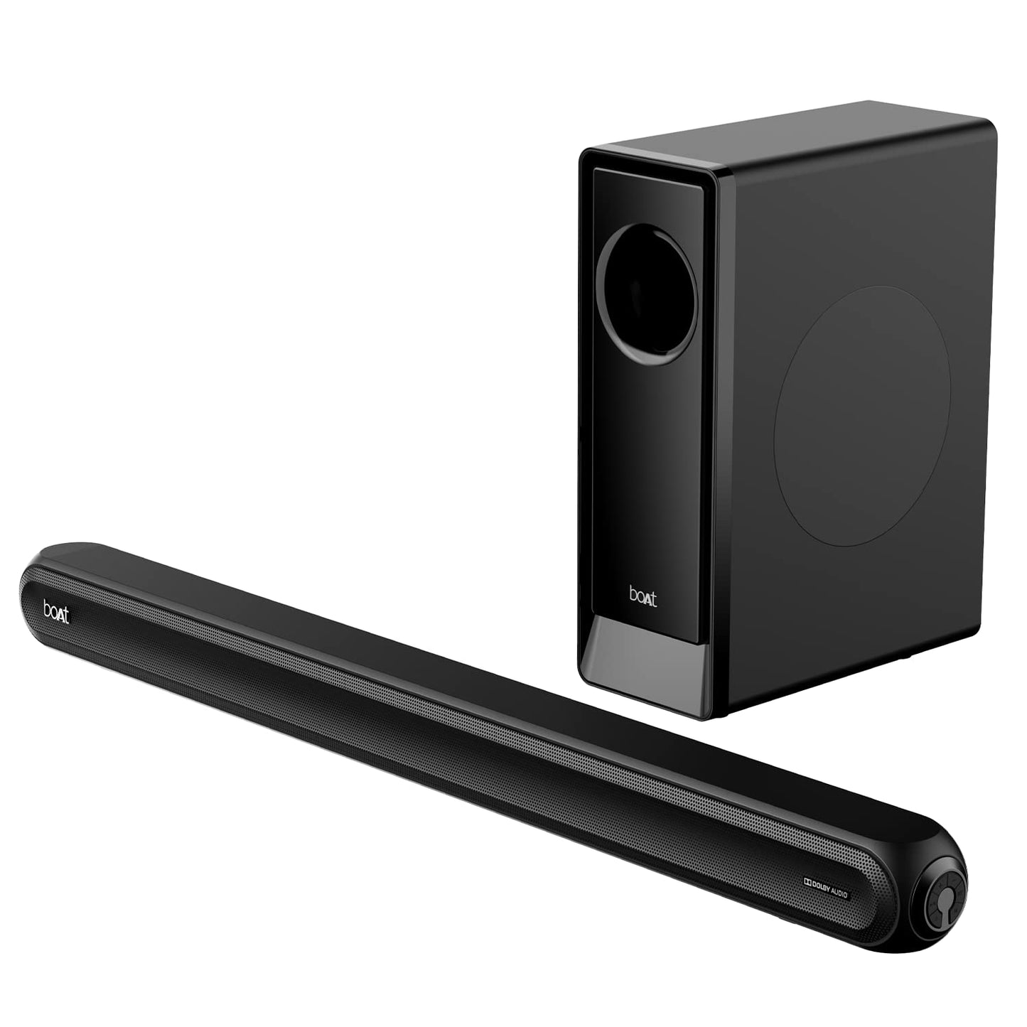 boAt Aavante Bar 610 Bluetooth Soundbar with 25W RMS Signature Sound, 2.0 Channel with Dual Passive Radiators, Upto 6 Hours Playback & Multi Connectivity(Charcoal Black)