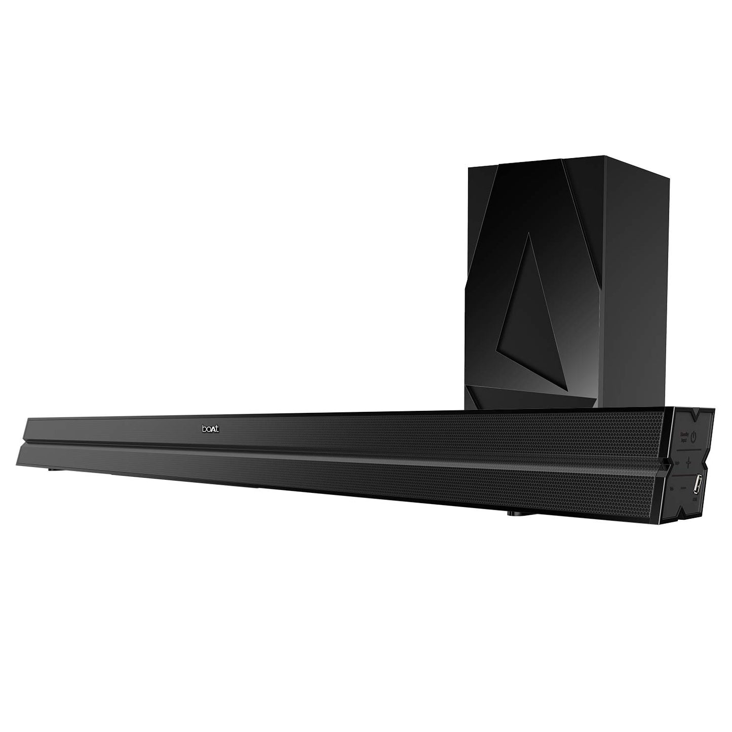 boAt Aavante Bar 610 Bluetooth Soundbar with 25W RMS Signature Sound, 2.0 Channel with Dual Passive Radiators, Upto 6 Hours Playback & Multi Connectivity(Charcoal Black)