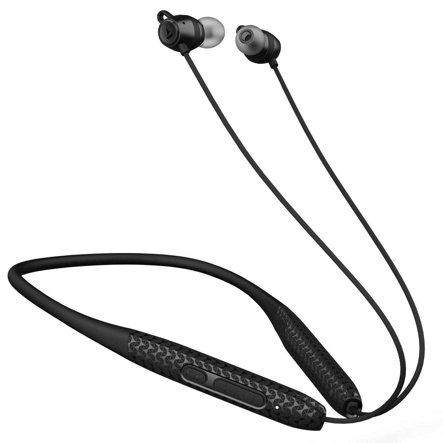 boAt Rockerz 255 Pro+ w/Upto 60 Hours Playback, ASAP Charge(10 Mins=20 Hours), Hearables App Support, Google Fast Pair, Dual Pairing & Bluetooth v5.2, IPX7, in Ear Neckband(Navy Blue)