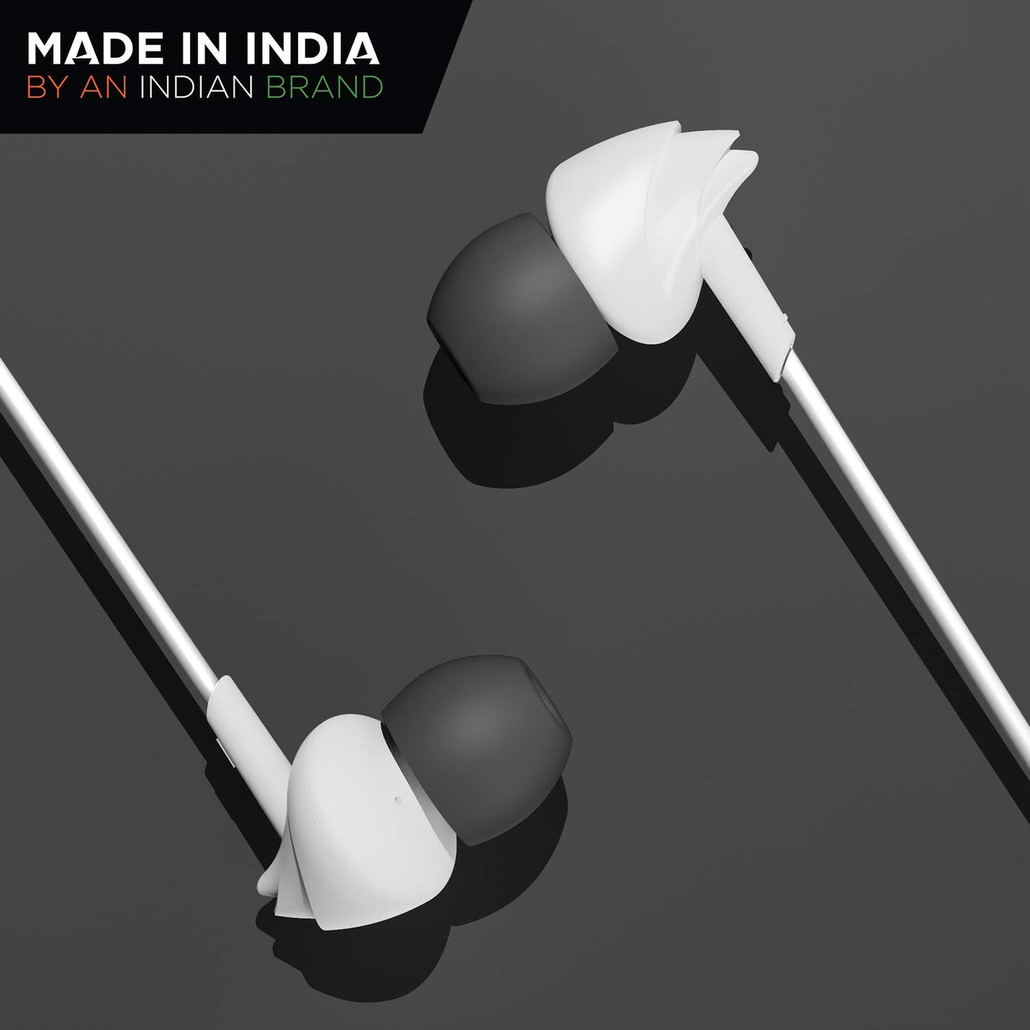 boAt Bassheads 100 in Ear Wired Earphones with Mic(Black)