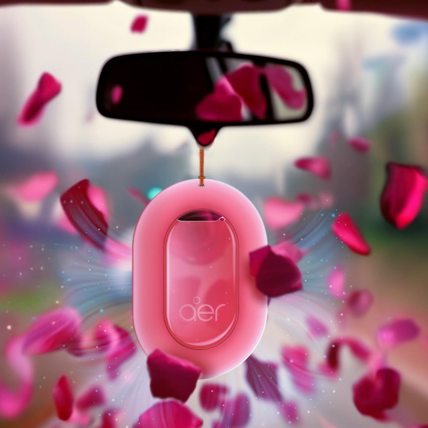 Godrej aer O – Hanging Car Air Freshener – Assorted Pack of 3 (22.5g) | Gel Lasts up to 30 days | Car Accessories