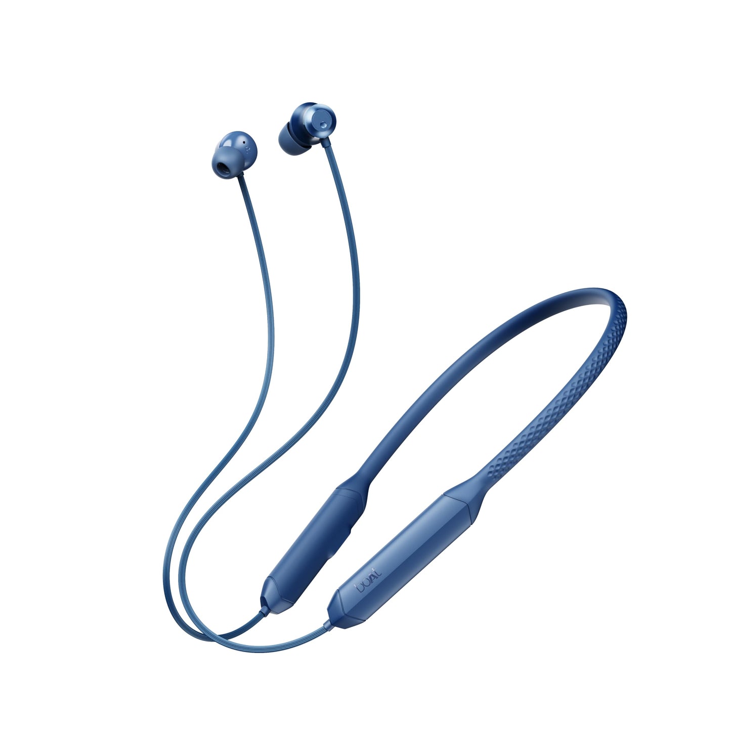 boAt Rockerz 255 Pro+ w/Upto 60 Hours Playback, ASAP Charge(10 Mins=20 Hours), Hearables App Support, Google Fast Pair, Dual Pairing & Bluetooth v5.2, IPX7, in Ear Neckband(Navy Blue)