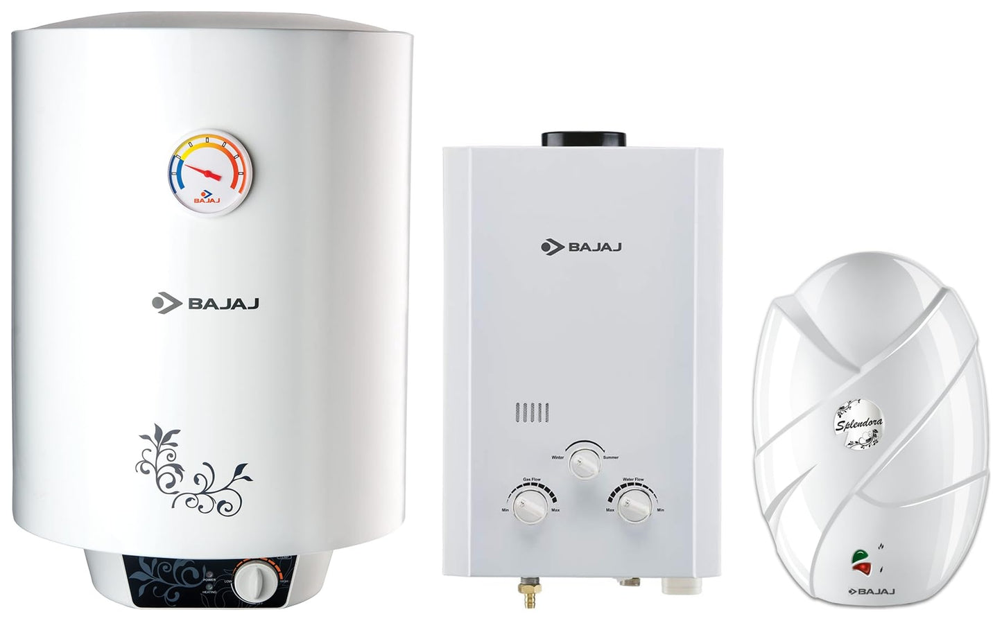 Bajaj Skive 5 Litre Instant Water Heater for home| High Grade SS Tank| Multiple Safety System| Suitable for High Rise| Shock Resistant| Rust Proof Outer| 5-Year* Tank Warranty by Bajaj |White