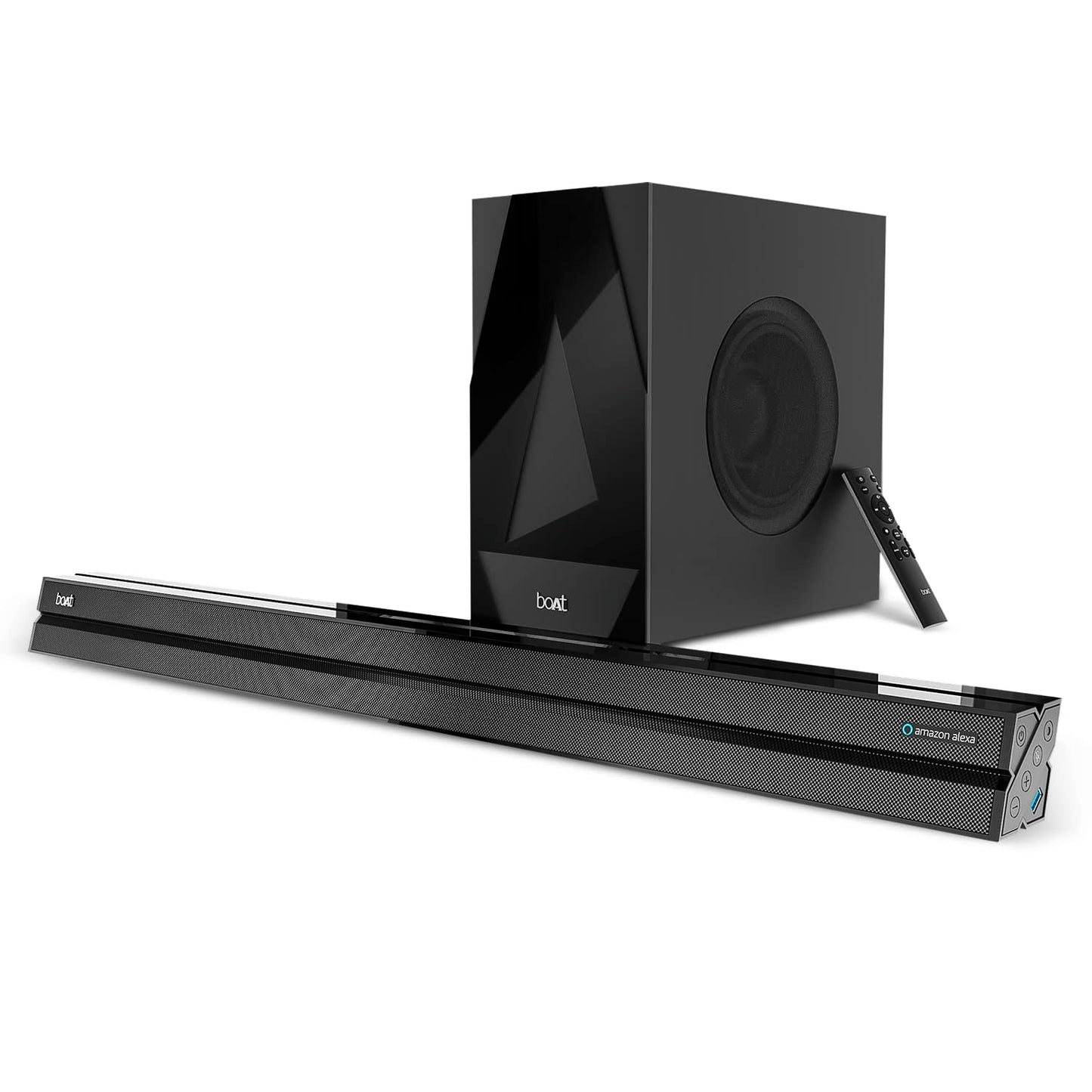 boAt Aavante Bar 610 Bluetooth Soundbar with 25W RMS Signature Sound, 2.0 Channel with Dual Passive Radiators, Upto 6 Hours Playback & Multi Connectivity(Charcoal Black)