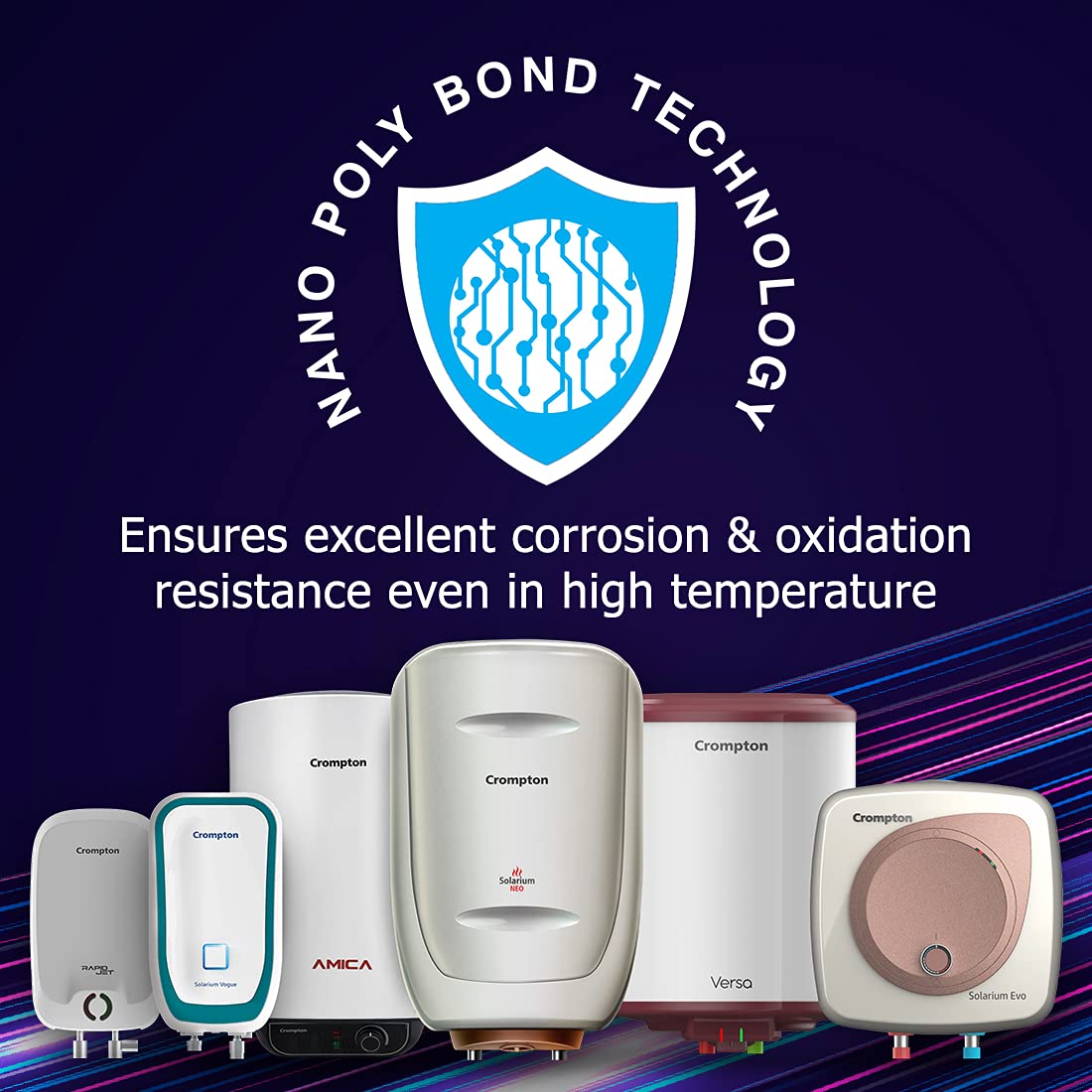 Crompton Arno Neo 15-L 5 Star Rated Storage Water Heater (Geyser) with Advanced 3 Level Safety, National Energy Conservation Award Winner 2023