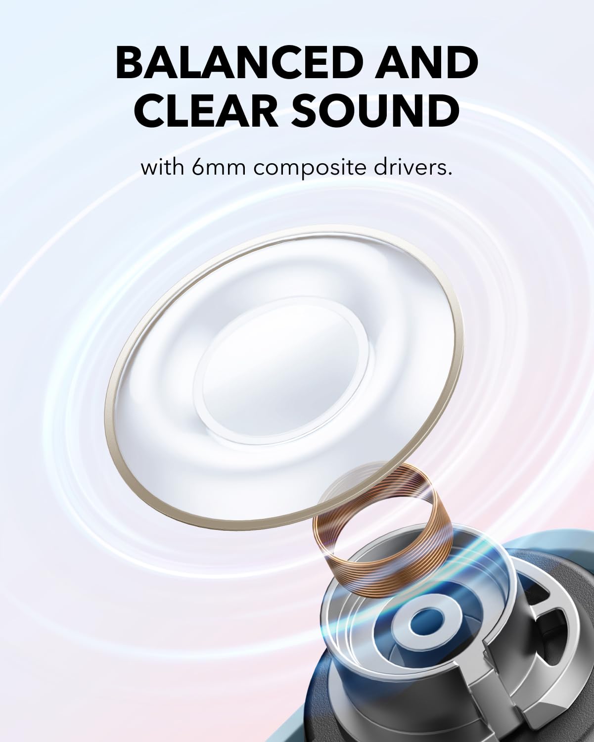 soundcore A30I By Anker,Noise Cancelling In Ear Earbuds,Stylish Design,Lightweight Comfort,Clear Sound Super Clear And Powerful Bass,24H Playtime,Ip54,Fast Charge 10Min =120 Min,Bluetooth 5.4-Black