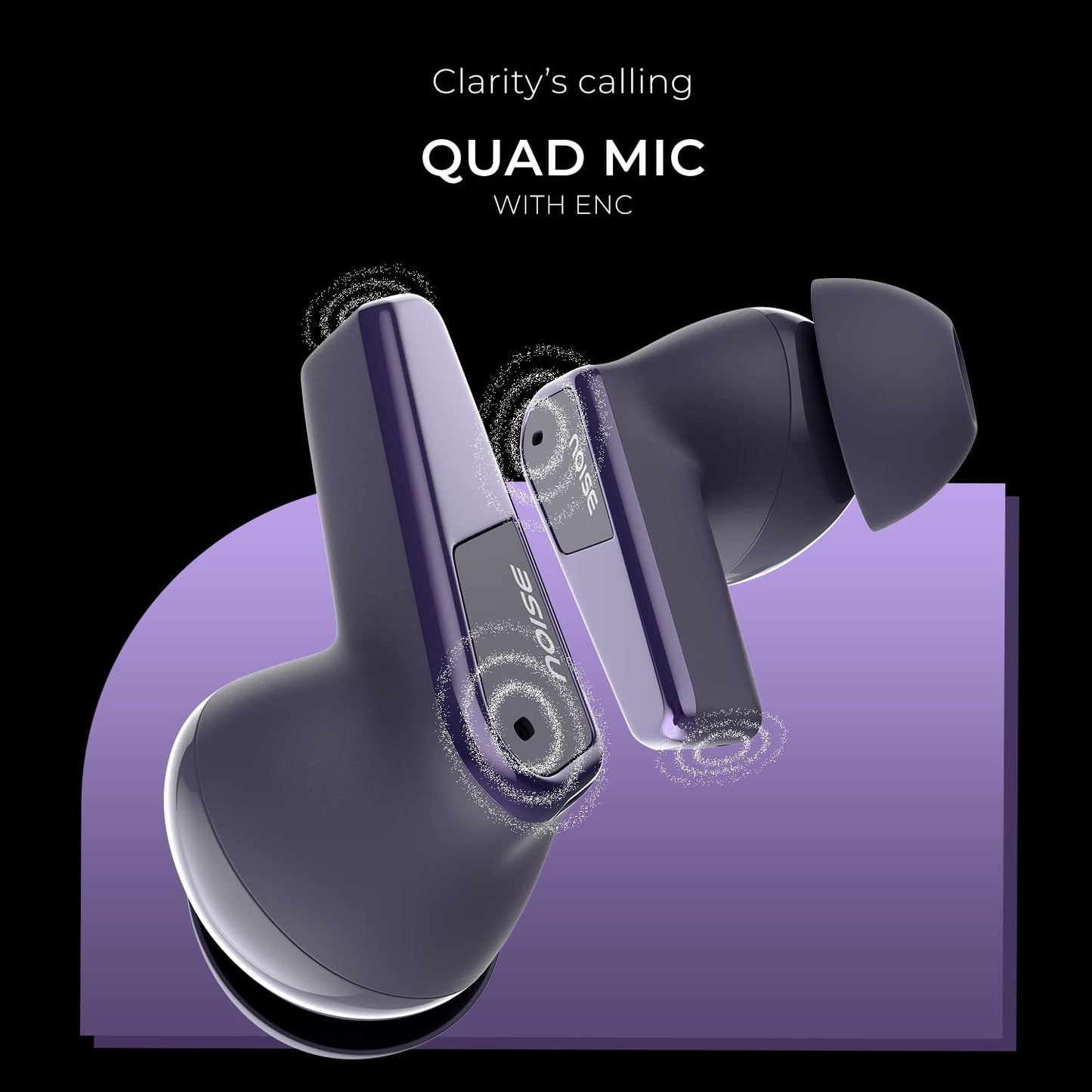 Noise Newly Launched Buds N1 Pro in-Ear Truly Wireless Earbuds with Metallic Finish, ANC(Upto 32dB), 60H of Playtime, Dual Pairing, Instacharge(10 min=200 min), BT v5.3(Chrome Black)