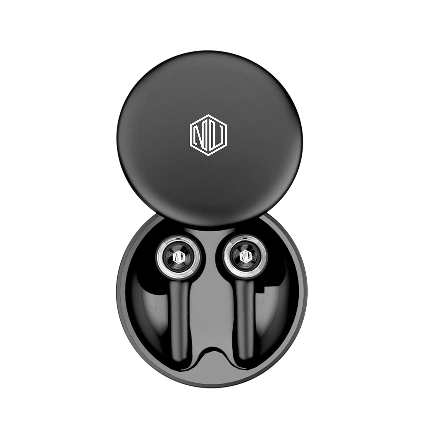 (Refurbished) Nu Republic Rush X2 True Wireless in Ear Earbuds (TWS) BT V5.0, Upto 20Hrs Play Time,10mm Neodymium Drivers, Compact Charging Case, Sweat & Water Resistant, Button Controls, Voice Asst with Mic-Black