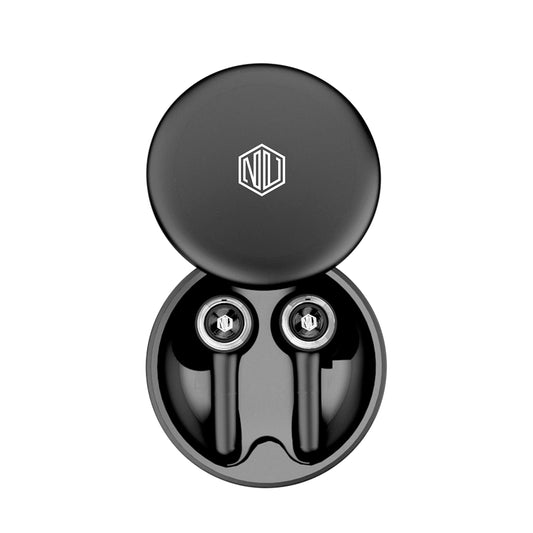 (Refurbished) Nu Republic Rush X2 True Wireless in Ear Earbuds (TWS) BT V5.0, Upto 20Hrs Play Time,10mm Neodymium Drivers, Compact Charging Case, Sweat & Water Resistant, Button Controls, Voice Asst with Mic-Black