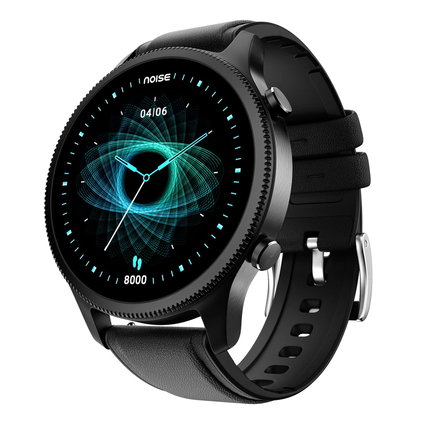 Noise Halo Plus 1.46" Super AMOLED Display Elite Smart Watch, Bluetooth Calling, Stainless Steel Build, Always on Display, Upto 7 Days Battery (Elite Black)