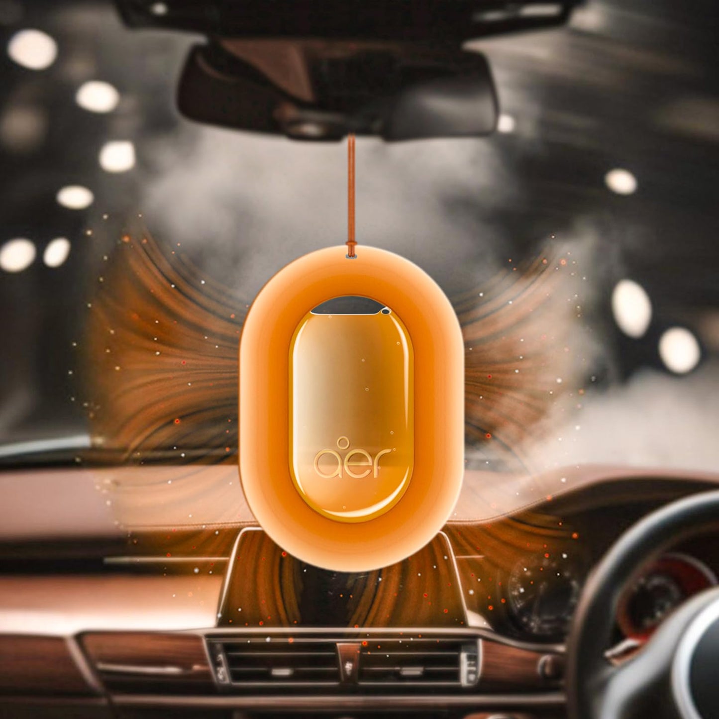 Godrej aer O – Hanging Car Air Freshener – Assorted Pack of 3 (22.5g) | Gel Lasts up to 30 days | Car Accessories