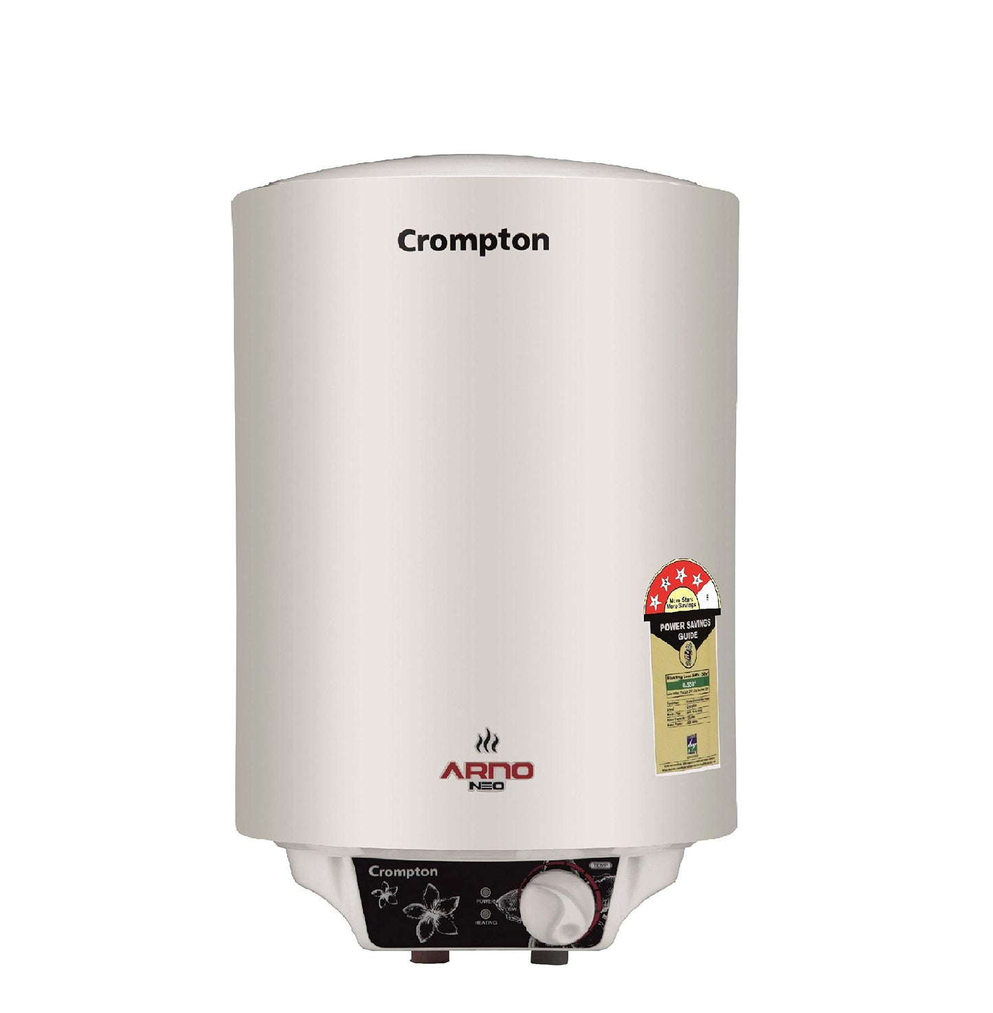 Crompton Arno Neo 15-L 5 Star Rated Storage Water Heater (Geyser) with Advanced 3 Level Safety, National Energy Conservation Award Winner 2023