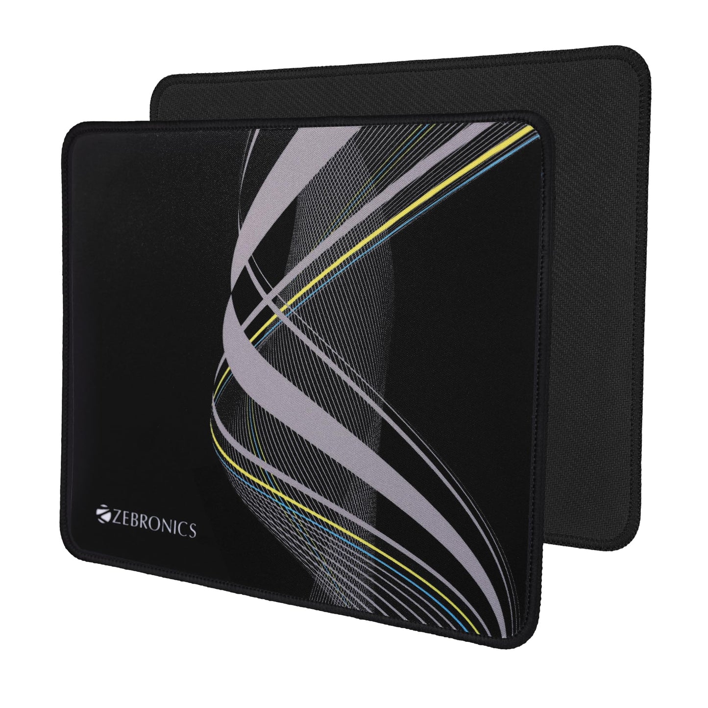 ZEBRONICS MSP-X1 Mouse Pad, for Speed and Precision Operation, Smooth Cloth Surface, Roll and Go, Optimised for All Mouse Sensors, Anti Slip Rubber Base, Surface of 232 x 182 mm