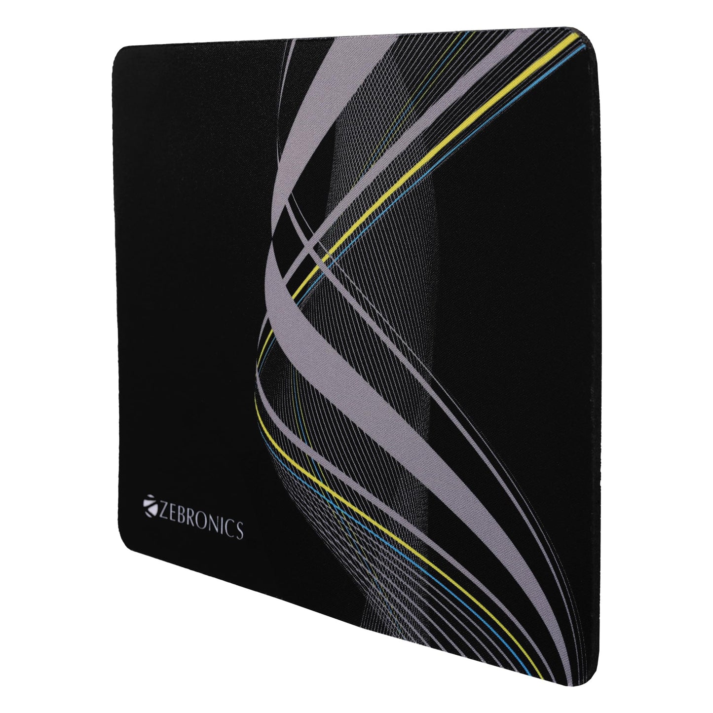 ZEBRONICS MSP-X1 Mouse Pad, for Speed and Precision Operation, Smooth Cloth Surface, Roll and Go, Optimised for All Mouse Sensors, Anti Slip Rubber Base, Surface of 232 x 182 mm