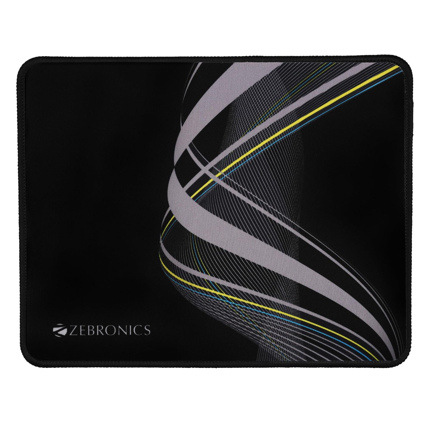 ZEBRONICS MSP-X1 Mouse Pad, for Speed and Precision Operation, Smooth Cloth Surface, Roll and Go, Optimised for All Mouse Sensors, Anti Slip Rubber Base, Surface of 232 x 182 mm